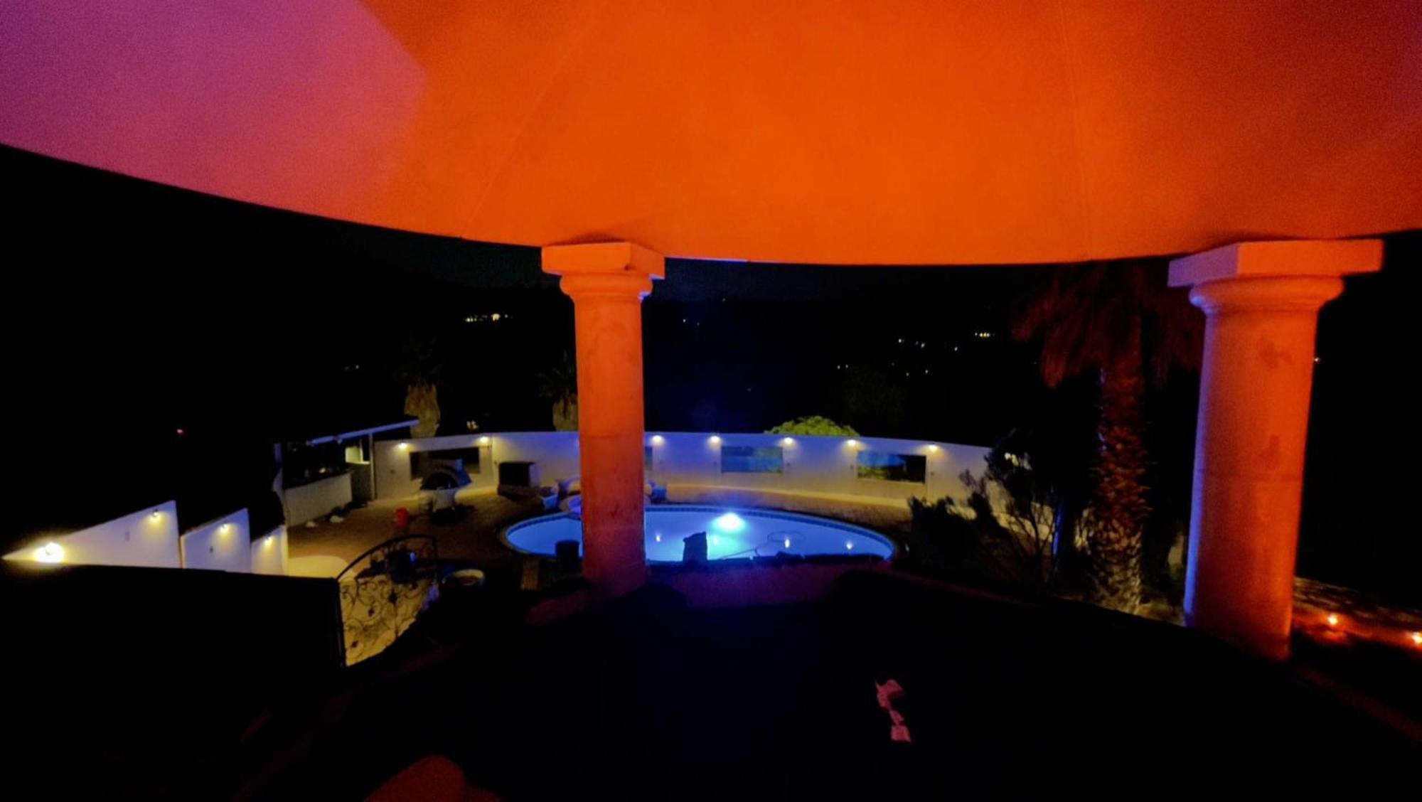 Private Home On 10 Acres - Heated Salt Pool & Jacuzzi, Mountain & City Views, Horseshoes, Basketball, Bbq, Golf Putting, Foosball, Croquet, Bose Stereo, White Cotton Bedding - Hilltop Hacienda, Pool Heat Optional Jamul Exterior photo